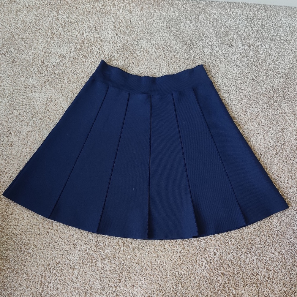 BCBG A-line Flare Bandage Skirt